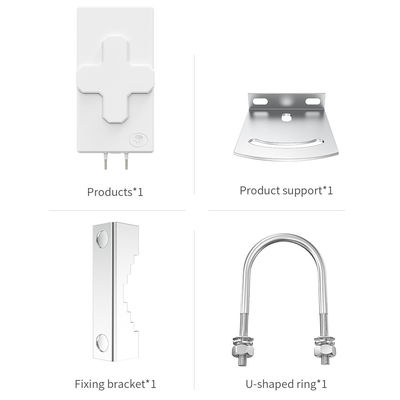 50Ω Input Impendence 25dBi 698-2690MHz 4G/LTE MIMO Panel Antenna with 210*210 Dimension