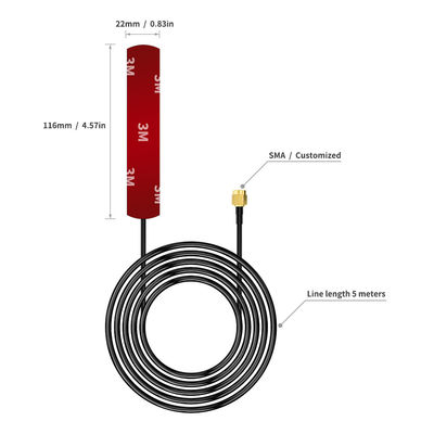 Long Range Directional Distance Repeater with 50Ω Impedance Ceramic GSM Patch Antenna