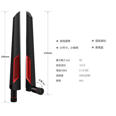 2.4GHz 5GHz Dual Band Omni Directional Receiver Wireless Antenna with 50 Mile Range