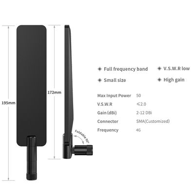 2.4GHz 5GHz Dual Band Omni Directional Receiver Wireless Antenna with 50 Mile Range