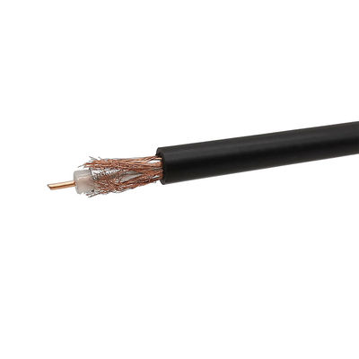 Jacket Material PVC RG58 Coaxial Cable for Aerial Communication 100m/bx Length PE Jacket