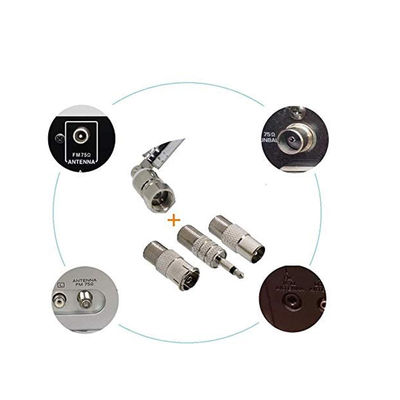 Aluminum Whip Ham Antenna 3dBi Gain Telescopic FM Radio Antenna with BNC Connector