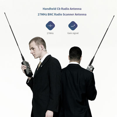 VSWR 1.5 1 High Gain 144-170MHz Whip Mobile Tactical Antenna with BNC Male Connector