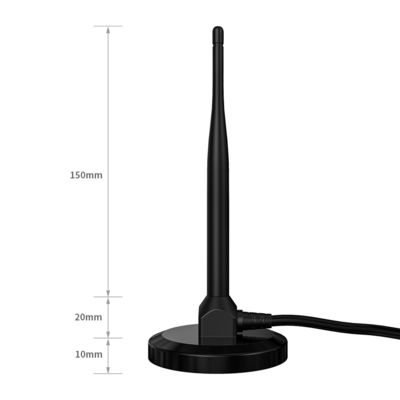 DVB-T Indoor TV Antenna with Frequency Range of 174-230/470-862 MHZ and VSWR 2.0