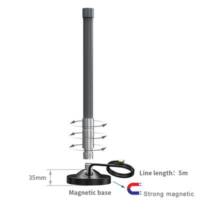 470-862MHz Frequency N Female Connector 18dBi DAD Omni Fiberglass Antenna for Outdoor