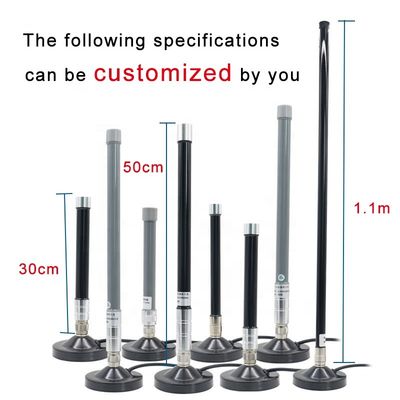 470-862MHz Frequency N Female Connector 18dBi DAD Omni Fiberglass Antenna for Outdoor