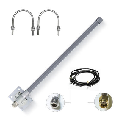 Vertical Polarization LoRa/LPWAN Antenna 6dBi 8dBi 10dBi High Gain Fiberglass Antenna