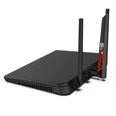 ABS Radome Material 2.4G 5.8G Long Range Wifi Router with High Gain and 4G LTE Antennas
