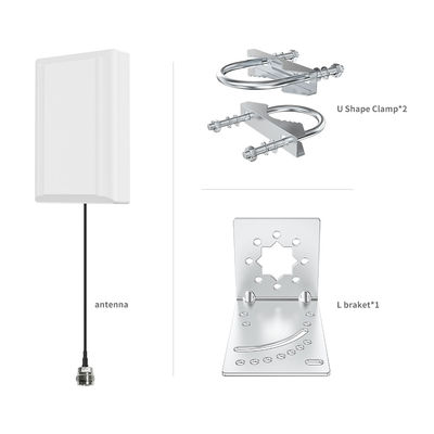 N-Female Connector 17dBi 18dBi Dual Band Wifi 90° 4N 2N Mino Sector Outdoor Panel Antenna
