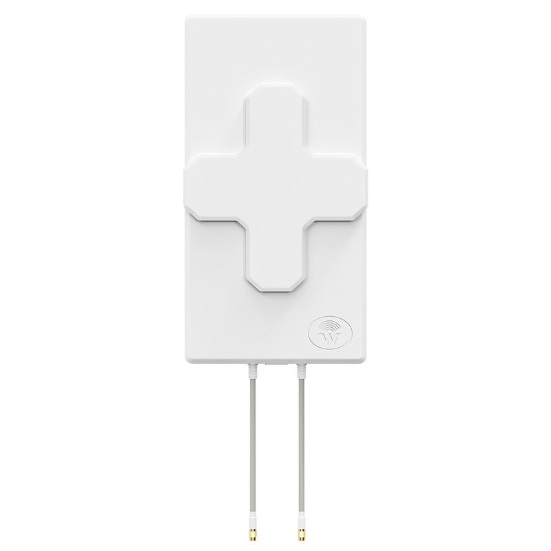 50Ω Input Impendence 25dBi 698-2690MHz 4G/LTE MIMO Panel Antenna with 210*210 Dimension