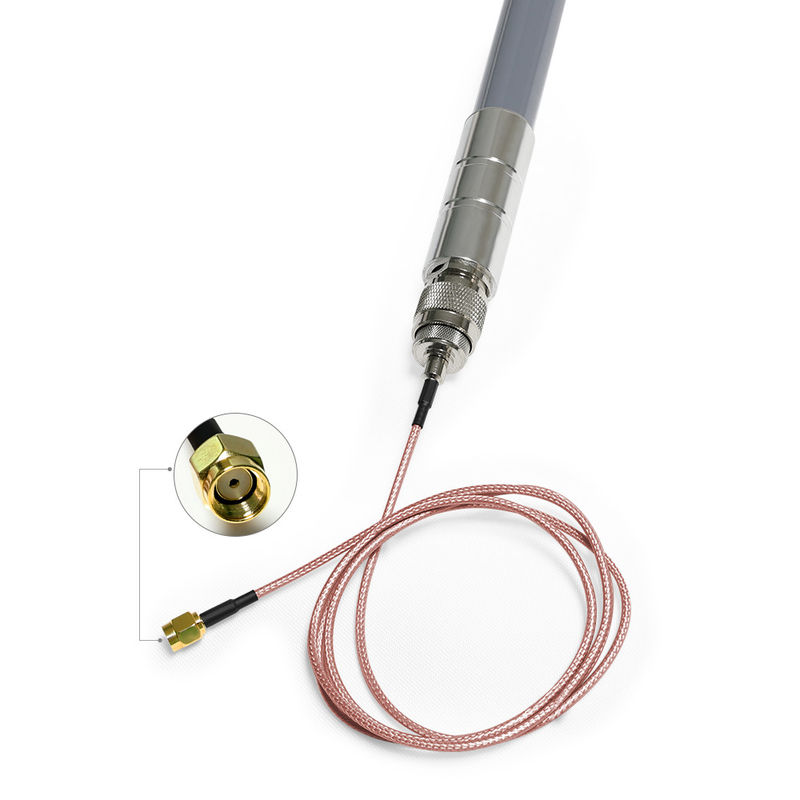 Impedance Ω 50Ω 8dbi Fiberglass Antenna For HNT Helium Hotspots LoRaWAN US915 Gray